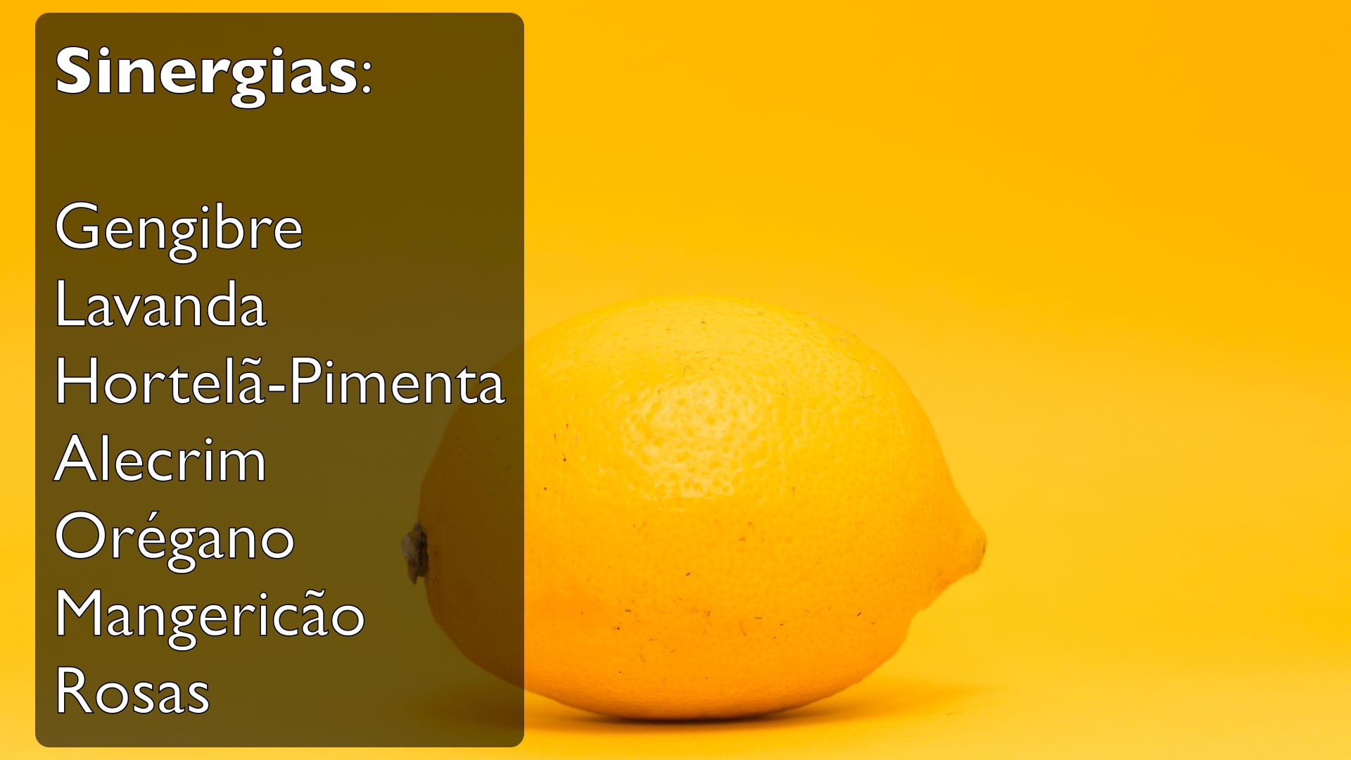 Óleo essencial de limao