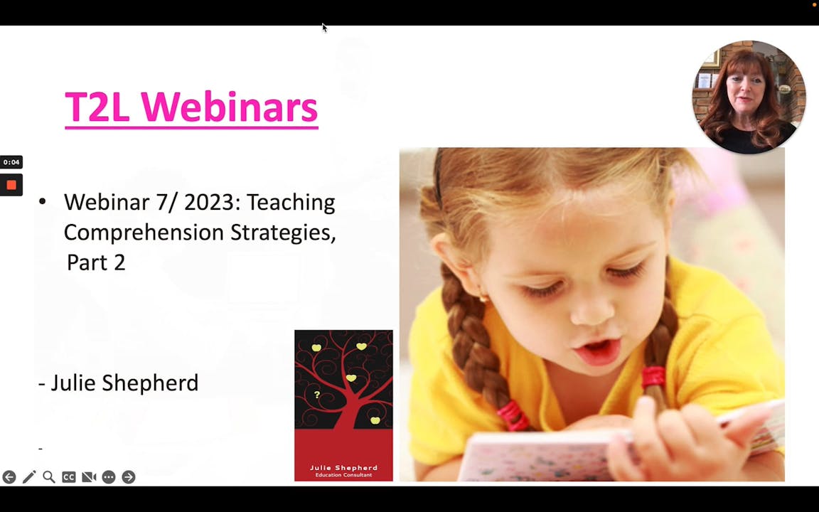 Teaching Comprehension Part 2 - Julie Shepherd - T2L TV