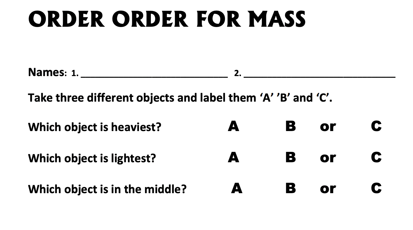 Order, Order - Mass