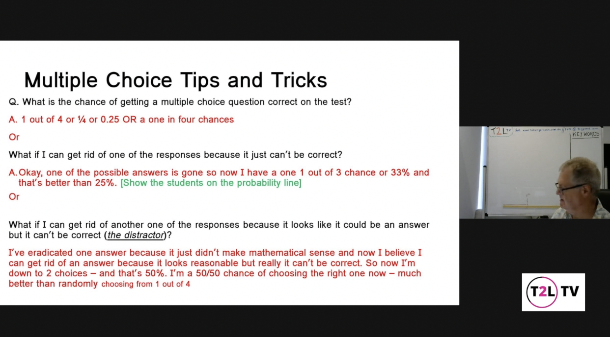 Ep 4. Multiple Choice Tips and Tricks