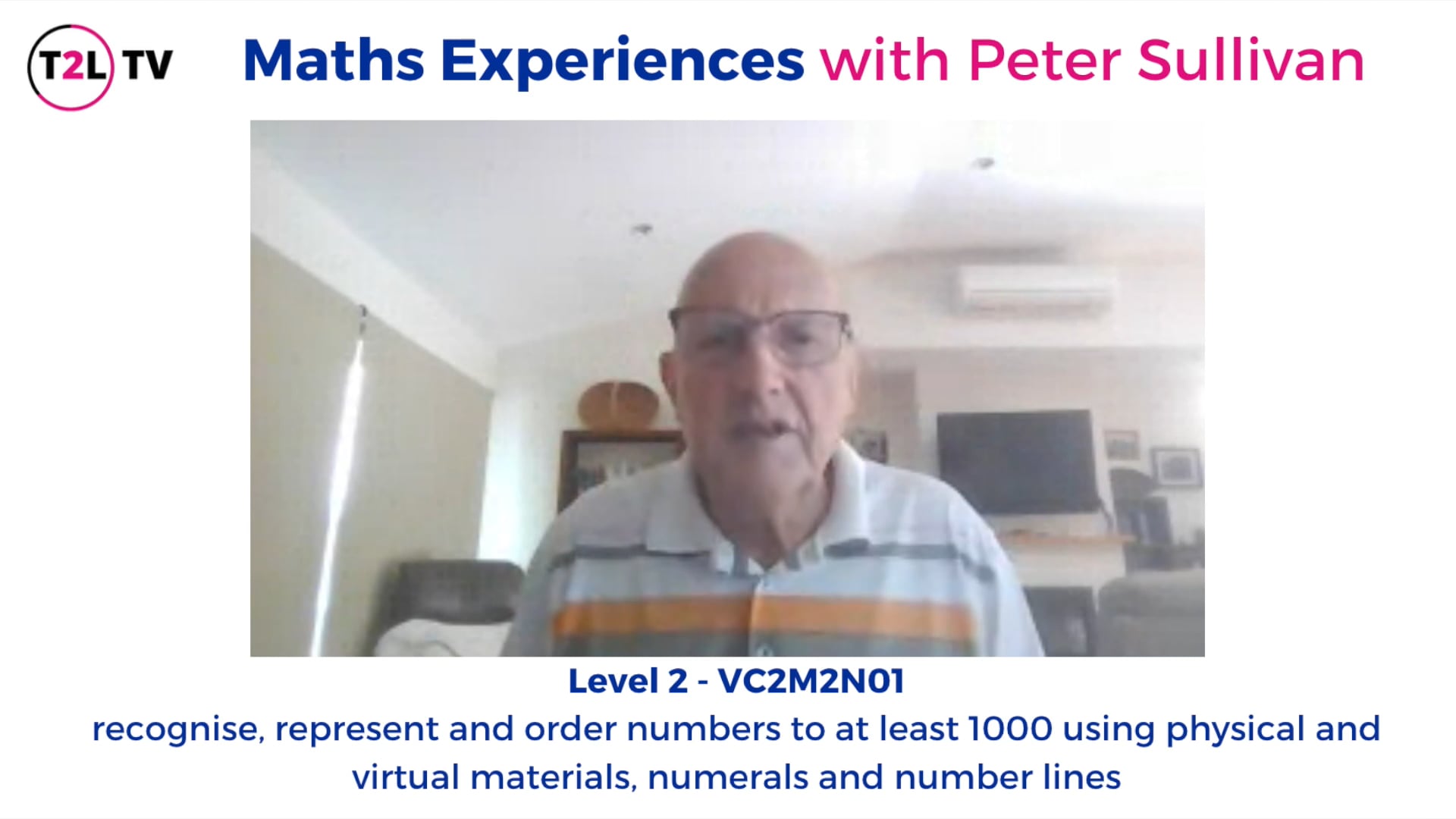 4. Recognise, represent and order numbers to at least 1000 using physical and virtual materials, numerals and number lines (VC2M