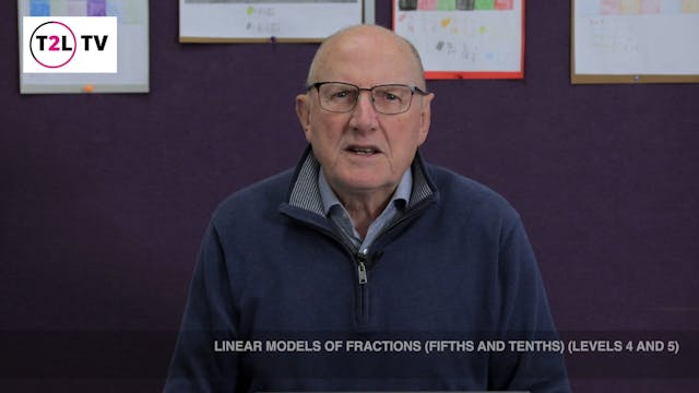 5. Linear models of fractions (fifths...