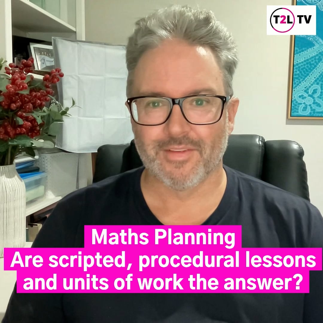 What's going on with maths planning?