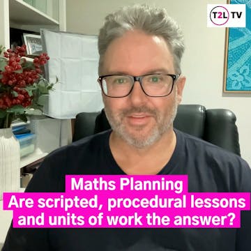 What's going on with maths planning?
