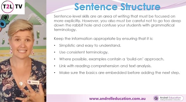 EP 2_Sentence Structure_What is a Sen...