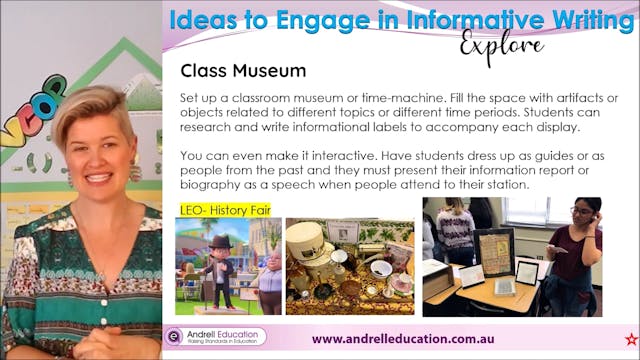 12. Engage in Informative Writing Cla...