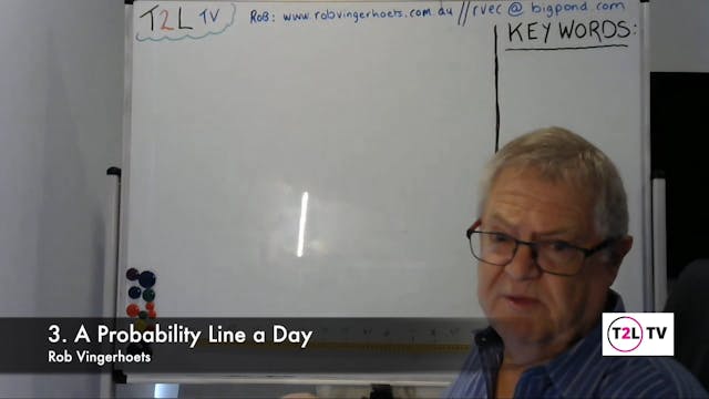 A Probability Line a Day