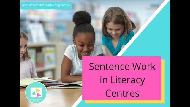 3. Sentence Work K-2