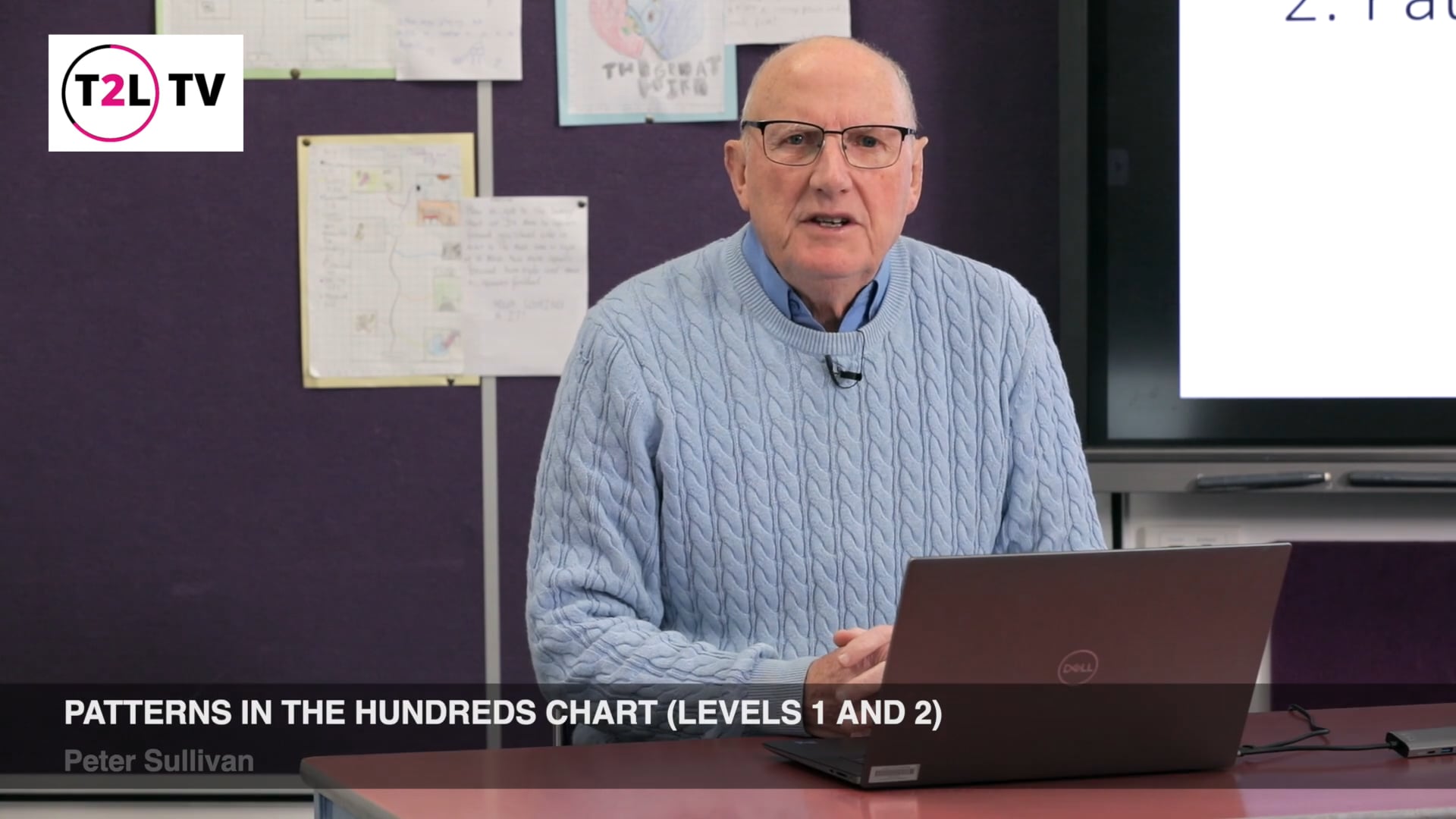 2. Patterns in the hundreds chart (levels 1 and 2)