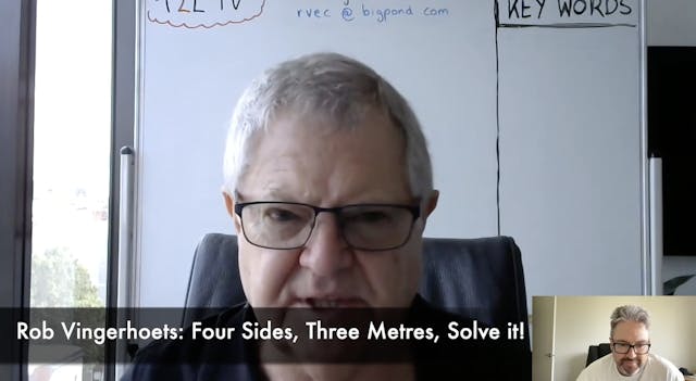 Four Sides, Three Metres, Solve it! 3-6