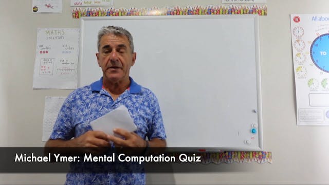 Mental Computation Quiz 3-6 - sorry f...