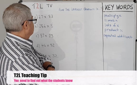 Multiplication - The Largest Product Is?