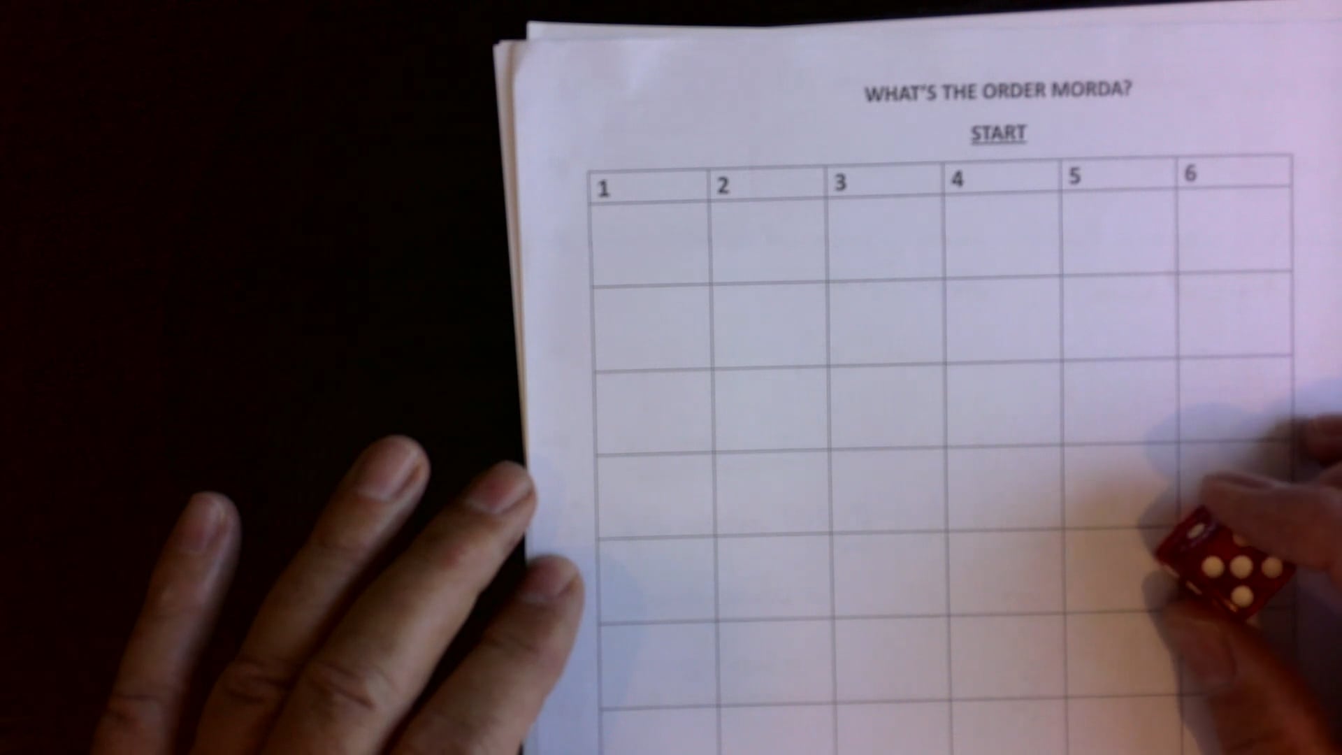 What's The Order Morda?