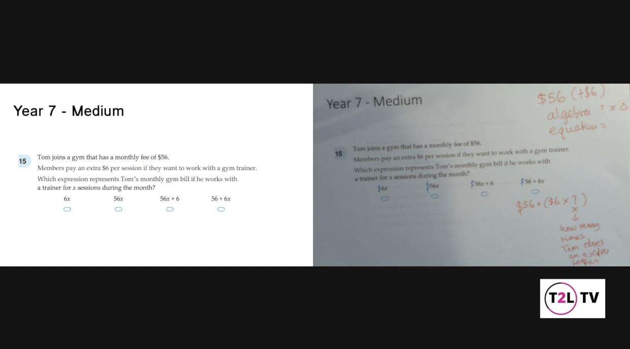 Ep 30. Sample Questions_ Year 7 No. 4 - Algebra