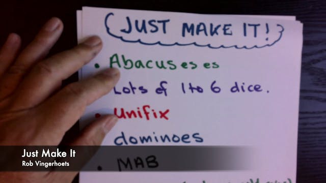 2. Just Make It