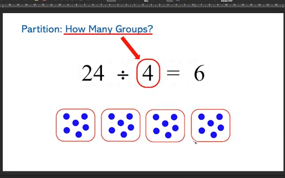 Multiplicative Thinking - Division