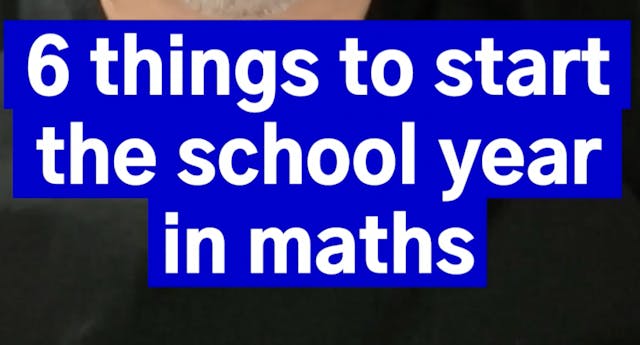 6 Things to start your school year in...