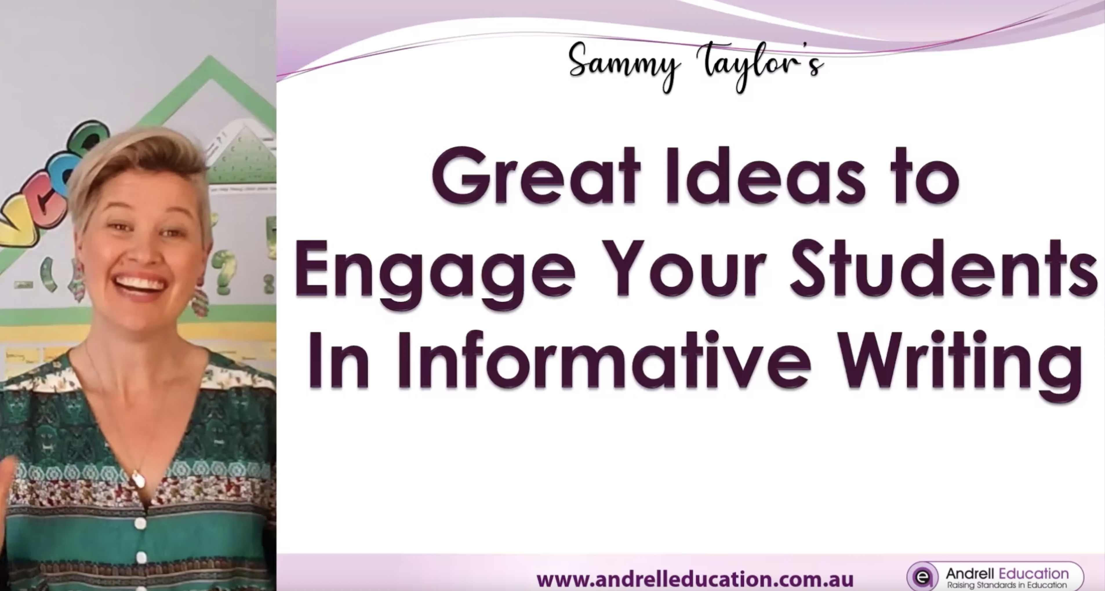 Teaching Informative Writing