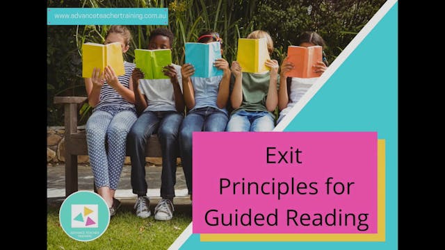 6. Exit Principles for Guided Reading...