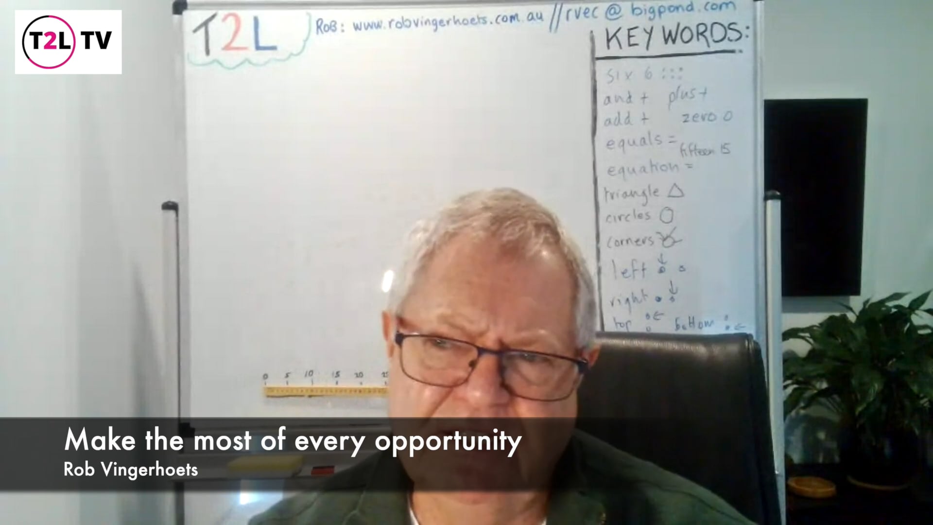 Make the most of every opportunity