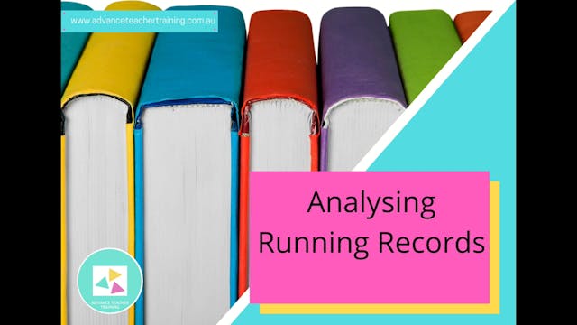 8. Analysis of Running Records K-2