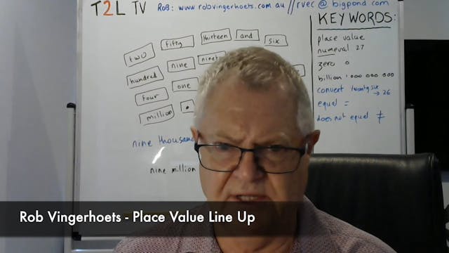 6. Place Value Line Up