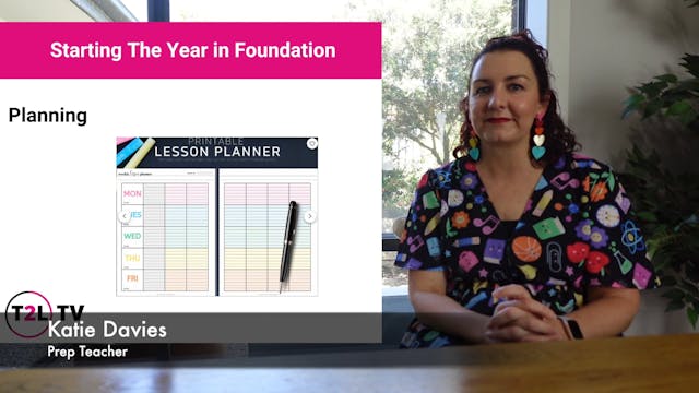 8. Planning the First Week