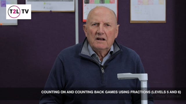 5. Counting On and Counting Back game...