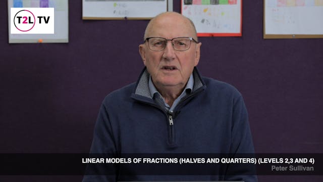 3. Linear models of fractions (halves...