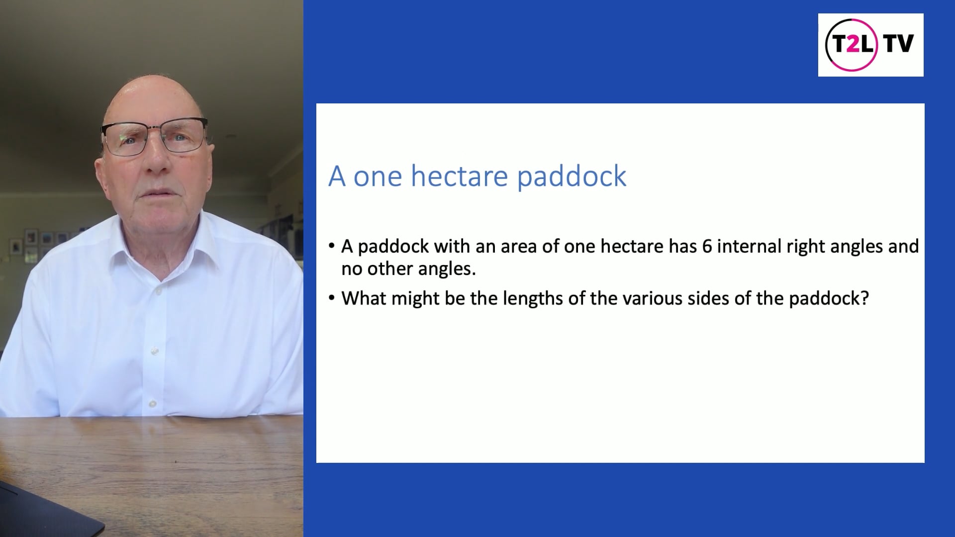 The One Hectare Paddock Problem