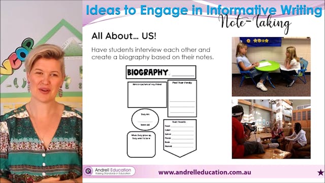 9. Engage in Informative Writing Inte...
