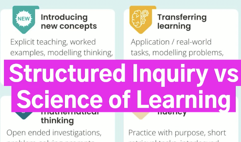 Structured Inquiry Vs Science of Learning