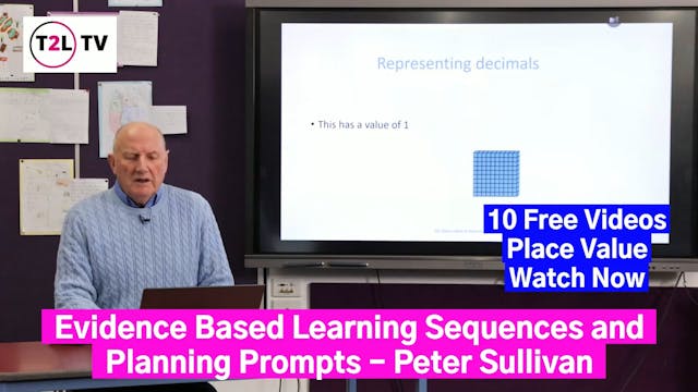 Using MAB to teach decimals.