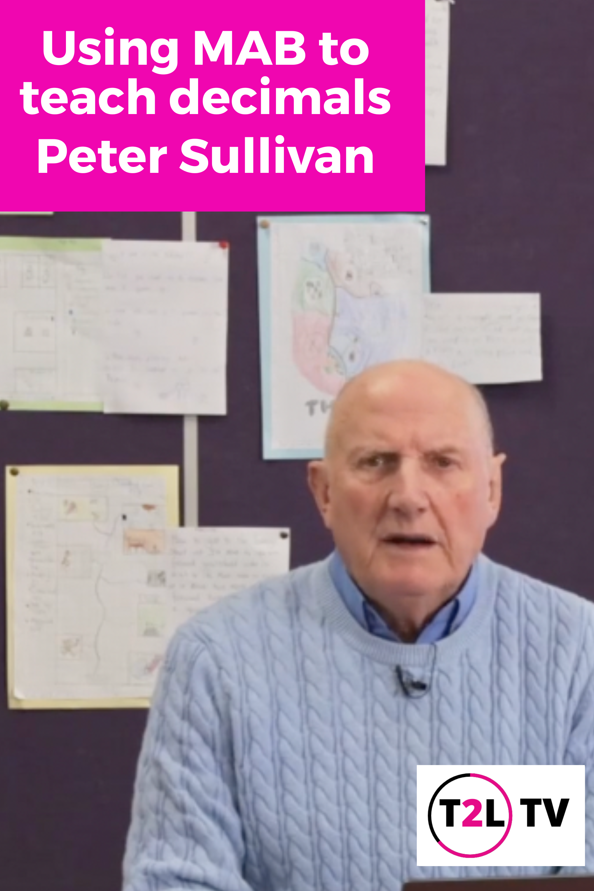 Using MAB to teach decimals.