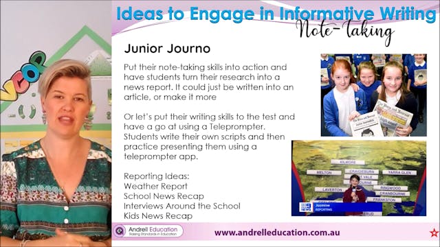 8. Engage in Informative Writing Juni...