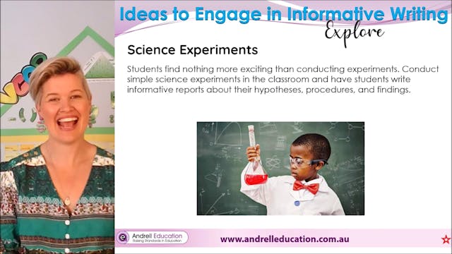 16. Engage in Informative Writing Sci...