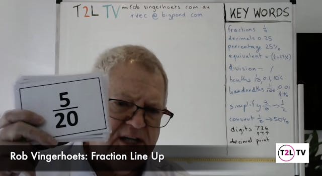 Fraction Line Up. 3-6