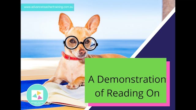 7. A Demonstration of Reading On 3-6