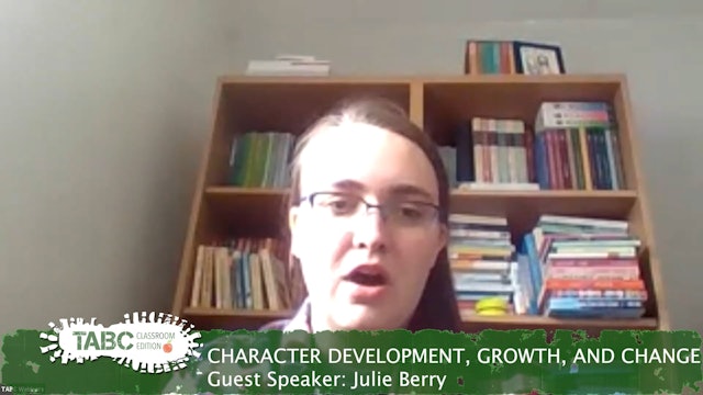 2022 4 CHARACTER DEVELOPMENT, GROWTH, AND CHANGE by Julie Berry