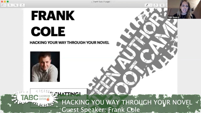 2022 9 HACKING YOUR WAY THROUGH YOUR NOVEL by Frank Cole