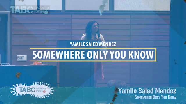 SOMEWHERE ONLY YOU KNOW by Yamile Saied Mendez