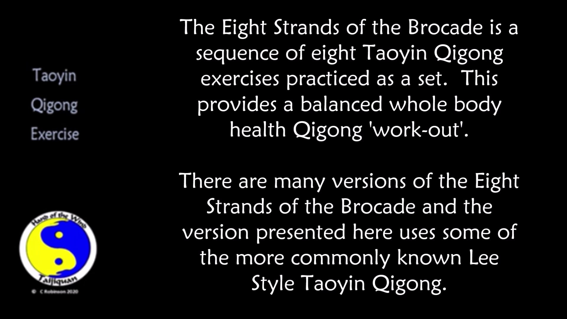 Tai Chi and Qigong Video