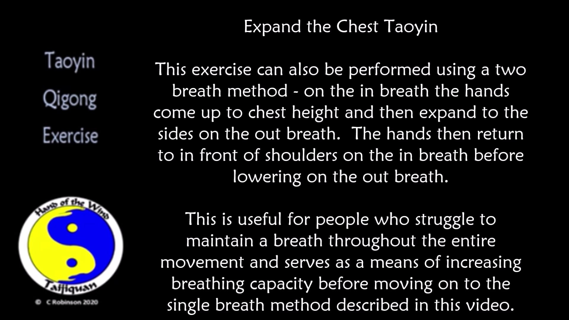Expand the Chest Taoyin