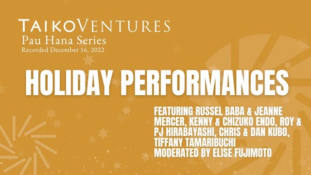 Pau Hana - Holiday Performances 