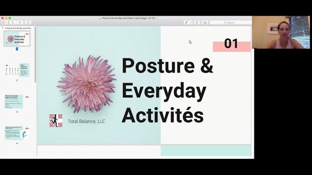 posture video