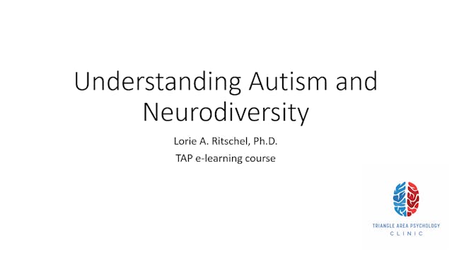 Autism: Introductory Learning Series