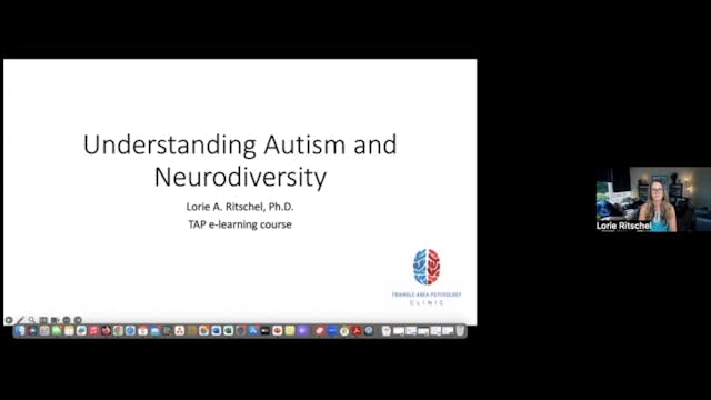 Autism Intro series: Intro and overview
