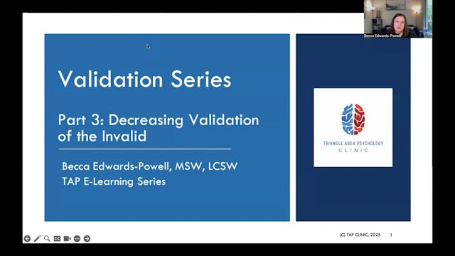 e-learning validation pt 3 videos