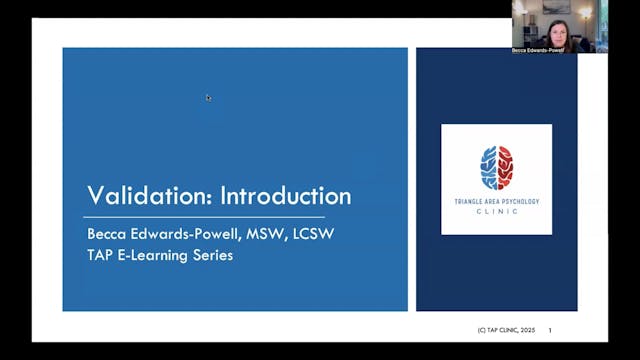 e-learning validation series - Introduction