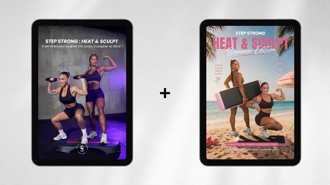 🔥 STEP STRONG COMPLETE PACK HEAT & SCULPT I + II